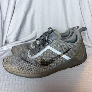 Nike Gray Lunarestoa SE 2 Cool Gray Low-Top Lace-Up Sneakers Men US 10.5